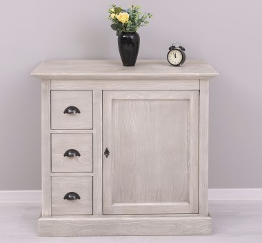 Small chest of drawers with 1 door, 3 drawers