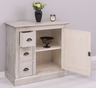 Small chest of drawers with 1 door, 3 drawers