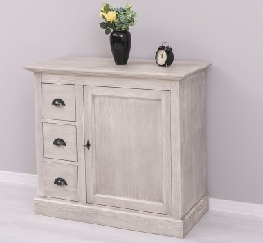 Small chest of drawers with 1 door, 3 drawers