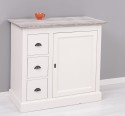 Small chest of drawers with 1 door, 3 drawers