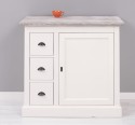 Small chest of drawers with 1 door, 3 drawers