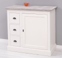 Small chest of drawers with 1 door, 3 drawers