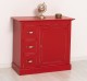 Small chest of drawers with 1 door, 3 drawers