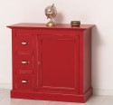 Small chest of drawers with 1 door, 3 drawers