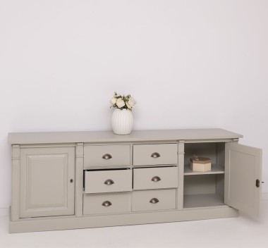 Buffet with 2 doors, 6 drawers, BAS, Directoire Collection