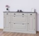 Hallway chest of drawers with 2 + 2 doors, 4 drawers, oak top