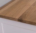 Corner furniture for kitchen 98x98x90cm, oak top