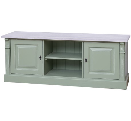 Chest of 2 doors and open shelves