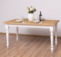 Dining table with turned legs 160x90cm