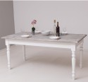 Dining table with turned legs 160x90cm