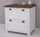 Kitchen module with two drawers and two hidden drawers, with metal rails, top OAK