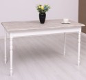 Table with turned legs, dim. 140x70x78