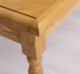 Table with turned legs, dim. 140x70x78