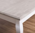 Dining table with curved legs 160x90x78cm