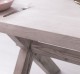 Dining table with X legs, 210