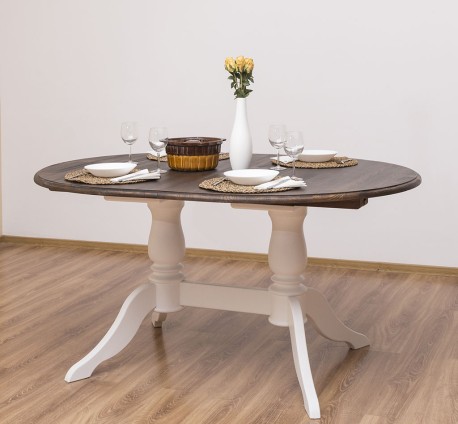 Oval table with 2 legs 160...