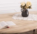 Extendable oval table 180 / 220cm, oak top