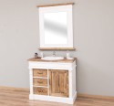 Ornamental bathroom cabinet for sink with 3 drawers and 1 door - sink is not included in the price