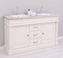 Bathroom cabinet for 2 sink, ornate - sink are not included in the price