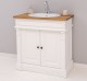 Bathroom cabinet for sink, ornamental, oak top - sink is not included in the price