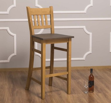 Bar stool, oak