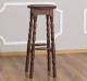 Bar stool with turned legs