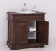Bathroom cupboard 1 wash basin, without sink, oak