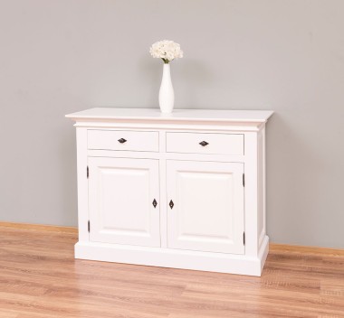 Cabinet 2 doors and 2 drawers, with dim. 118x45x88, MDF