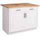 Modular kitchen Directoir, 2 doors, 2 drawers - with top pine