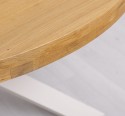 X-Y base dining table, oak top