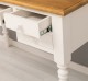 Desk With 5 Drawers with metal rails - Color Top_P081 - Color Corp_P039 - DOUBLE COLORED