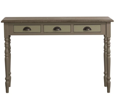 Console with turned legs, 3...