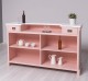 Bar counter with vertical stripes 180 cm
