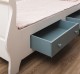 Bed with 2 drawers, princess type 90x200cm
