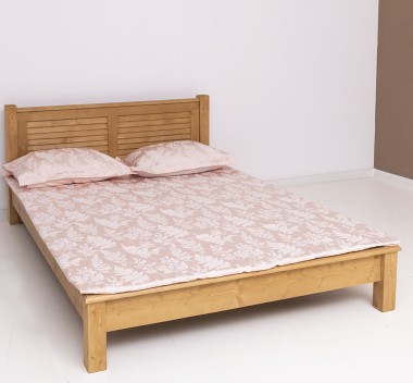 3 panel headboard bed with dim. 160x200, Shutter Collection