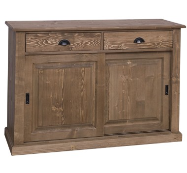 Buffet with 2 sliding doors, 2 drawers, BAS