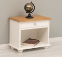 Nightstand with 1 drawer and open space