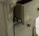 Nightstand With 3 Curved Drawers - Color_P057 - BRUSHED