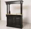 Small bar 140cm brass top with gallery - Color_P150 - PAINT