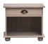 Nightstand with 1 drawer and open space