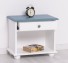 Nightstand with 1 drawer and open space
