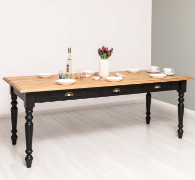 Dining table 210x90cm, oak top