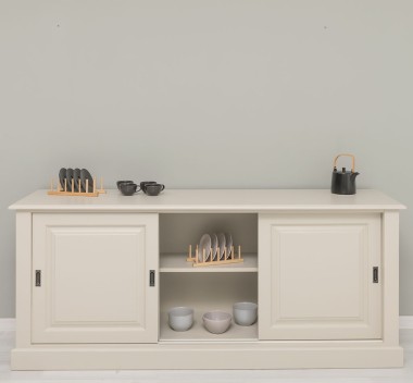 Buffet with 3 sliding doors, BAS