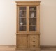 Showcase with 1 door, 3 BAS drawers + 2 SUP glass doors, Directoire Collection