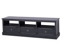 TV chest of drawers with 3 drawers and 3 open spaces