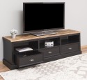 TV chest of drawers with 3 drawers and 3 open spaces