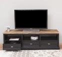 TV chest of drawers with 3 drawers and 3 open spaces