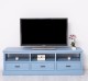 TV chest of drawers with 3 drawers and 3 open spaces