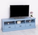 TV chest of drawers with 3 drawers and 3 open spaces