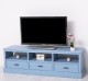 TV chest of drawers with 3 drawers and 3 open spaces